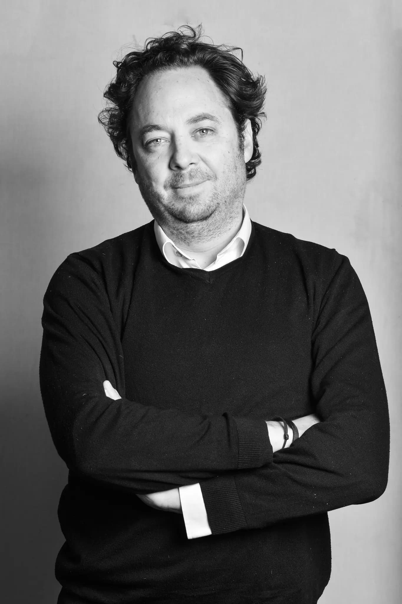 Portrait noir et blanc de Julien Delalande, Associé · Co-fondateur chez VERTIGE